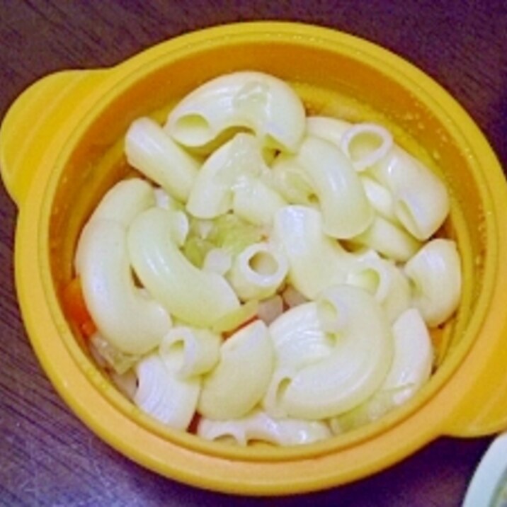 離乳食　完了期☆お野菜煮のスープマカロニ